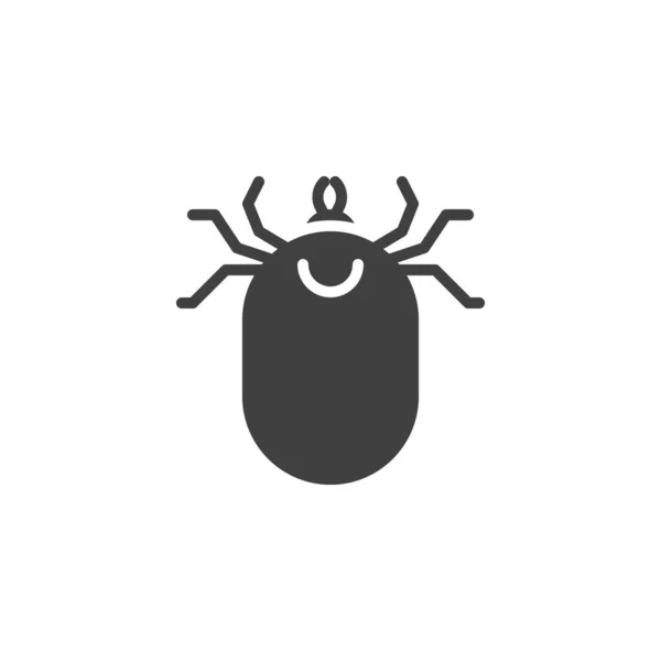 Häkchen Insektenvektorsymbol Gefüllte Flache Schilder Für Mobiles Konzept Und Webdesign — Stockvektor
