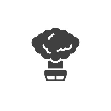 Benç ve ağaç vektör simgesi. Mobil konsept ve web tasarımı için düz tabela. Ağaç ve kenar sembol. Sembol, logo çizimi. Vektör grafikleri