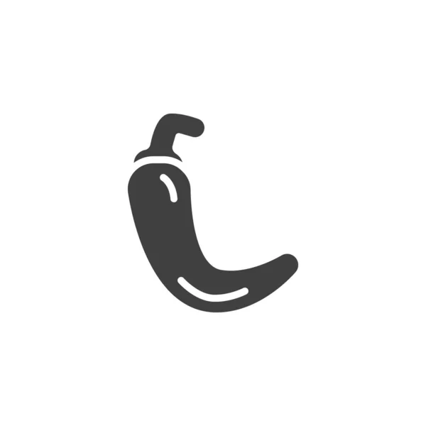 Значок Вектора Перца Чили Заполненный Плоский Знак Мобильной Концепции Веб — стоковый вектор