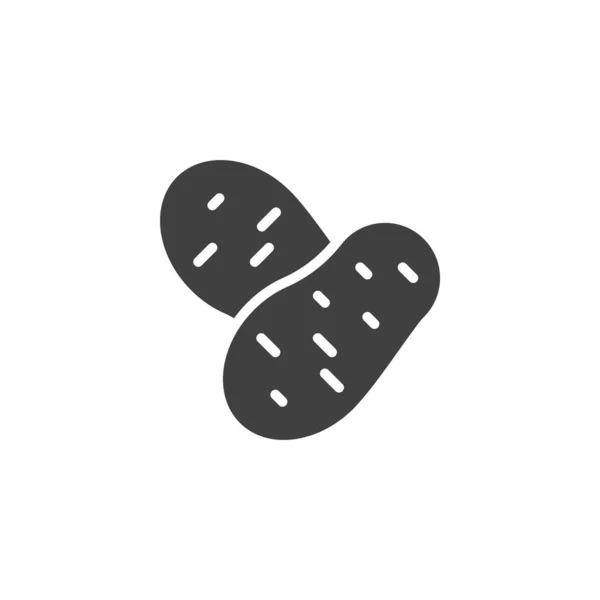 Potato Vegetable Vector Icon Filled Flat Sign Mobile Concept Web — Stock Vector