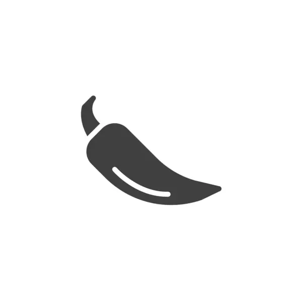 Значок Вектора Перца Чили Заполненный Плоский Знак Мобильной Концепции Веб — стоковый вектор