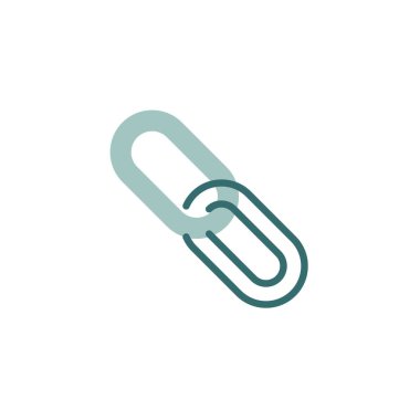 Düz halka simgesi, vektör işareti, beyaz üzerine izole edilmiş renkli resim. Sembol, logo çizimi. Düz biçim tasarımı