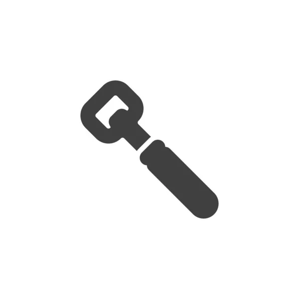 Ikona Vektoru Otvírače Lahví Vyplněný Plochý Znak Pro Mobilní Koncept — Stockový vektor