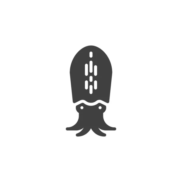 Значок Вектора Каракатицы Заполненный Плоский Знак Мобильной Концепции Веб Дизайна — стоковый вектор