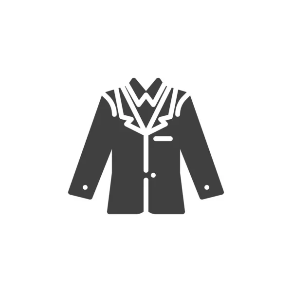 Vektorová Ikona Obleku Vyplněný Plochý Znak Pro Mobilní Koncept Web — Stockový vektor