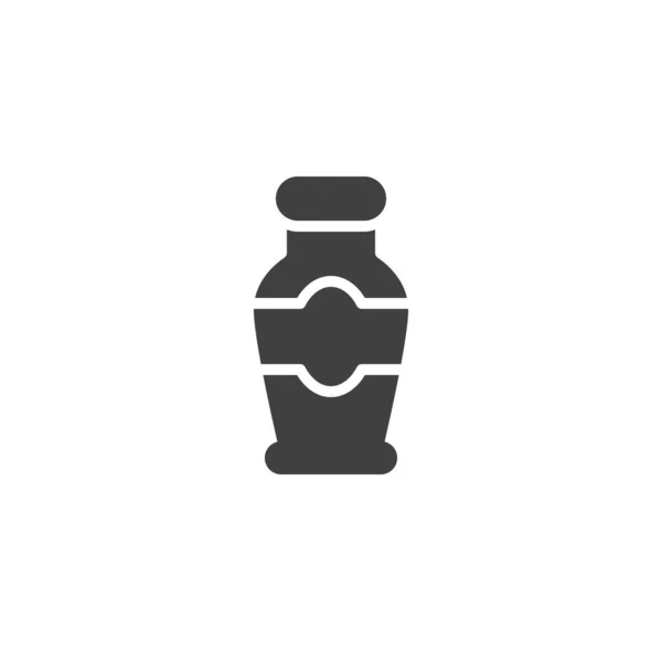 Botella Icono Vector Salsa Signo Plano Lleno Para Concepto Móvil — Vector de stock
