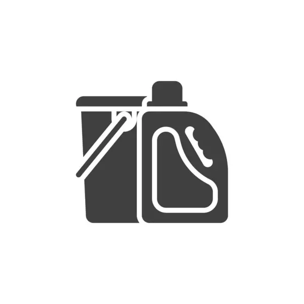 Household Chemicals Vector Icon Filled Flat Sign Mobile Concept Web — Stock Vector