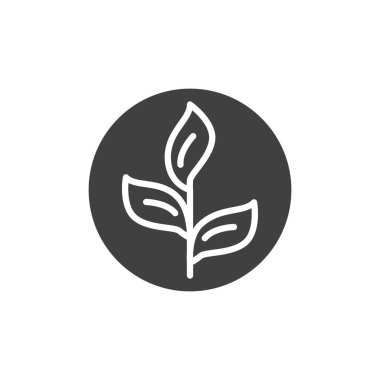 Doğal çarpım vektör simgesi. Mobil konsept ve web tasarımı için düz tabela. Daire şeklinde bir sembol yap. Sembol, logo çizimi. Vektör grafikleri