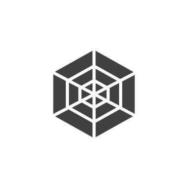 Örümcek grafik vektör simgesi. Mobil konsept ve web tasarımı için düz tabela. Örümcek Grafiği simgesi. Sembol, logo çizimi. Vektör grafikleri