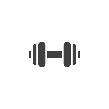 Aptal vektör simgesi. Mobil konsept ve web tasarımı için düz tabela. Aptal kabartma simgesi. Jimnastik sembolü, logo çizimi. Vektör grafikleri