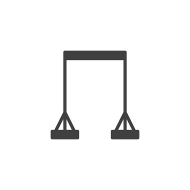 Çubuk vektör simgesini kaldır. Mobil konsept ve web tasarımı için düz tabela. Kaldır Çubuğu simgesini. Sembol, logo çizimi. Vektör grafikleri