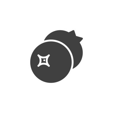 Kızılcık vektör simgesi. Mobil konsept ve web tasarımı için düz tabela. Kızılcık kabartma simgesi. Sembol, logo çizimi. Vektör grafikleri