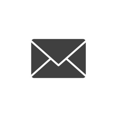 posta vektör simgesi. E-posta, mobil konsept ve web tasarımı için imza. İşaret simgesi. Zarf sembolü, logo illüstrasyonu. Vektör grafikleri