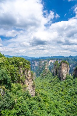 Zhangjiajie Sahne Bölgesi, Hunan Eyaleti, Çin