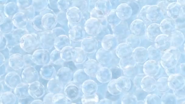 Super Zeitlupe Shot Bouncing Transparent Balls Bei 1000Fps Mit High — Stockvideo