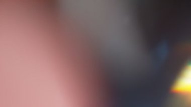 Soyut Bokeh Işığının Süper Yavaş Çekimi 1000fps.