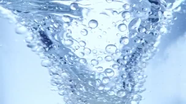 Super Slow Motion Shot Oil Water Whirl 1000Fps Filmado Con — Vídeos de Stock
