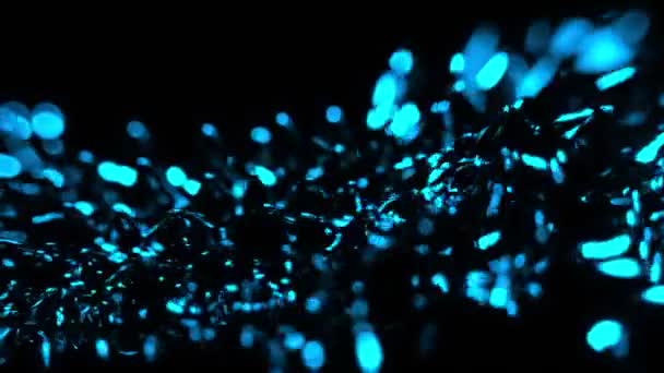 Macro Prise Vue Super Slow Motion Ferrofluide Liquide Magnétique Mouvement — Video