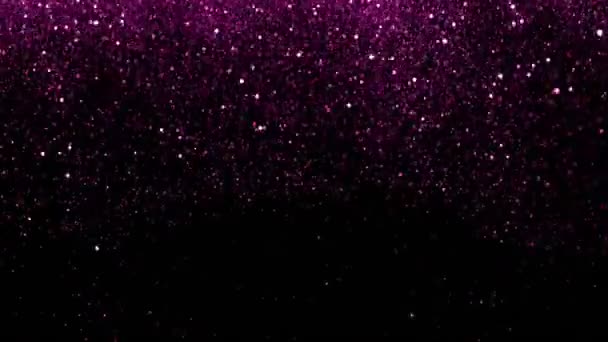 Sfondo Rosa Glitter Super Slow Motion Girato Con Telecamera Alta — Video Stock