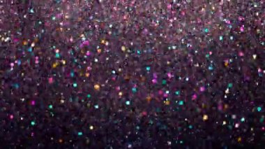 Renkli Parıldayan Arkaplan Süper Yavaş Çekimde, 1000fps 'de. 4K Çözünürlükte Yüksek Hız Sinema Kamerası ile Çekildi.