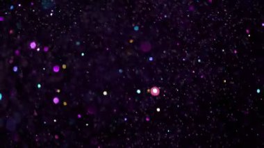 Renkli Parıldayan Arkaplan Süper Yavaş Çekimde, 1000fps 'de. 4K Çözünürlükte Yüksek Hız Sinema Kamerası ile Çekildi.