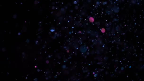 Blue Glitter Bakgrund Super Slow Motion 1000 Fps Skjuten Med — Stockvideo