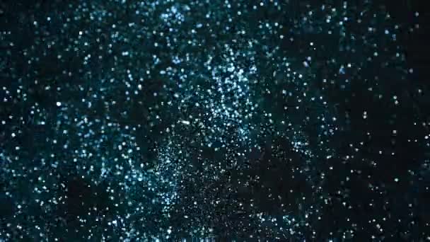 Gekleurde Glitter Achtergrond Super Slow Motion 1000Fps Opgenomen Met High — Stockvideo