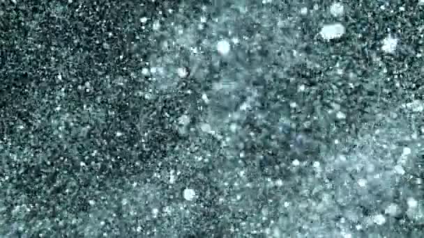 Silver Glitter Background Super Slow Motion Στα 1000Fps Γυρίστηκε Κάμερα — Αρχείο Βίντεο