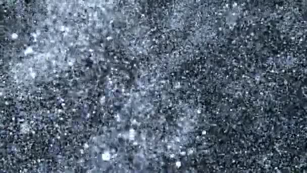 Silver Glitter Background Super Slow Motion Στα 1000Fps Γυρίστηκε Κάμερα — Αρχείο Βίντεο
