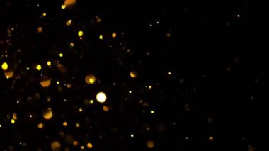 Altın Parıldayan Arkaplan Süper Yavaş Çekimde, 300 fite. 4K Çözünürlükte Yüksek Hız Sinema Kamerası ile Çekildi.