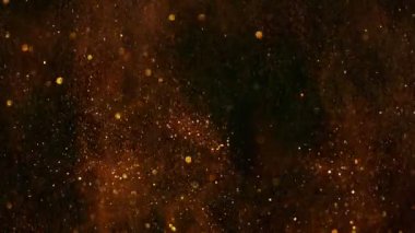 Altın Parıldayan Arkaplan Süper Yavaş Çekimde, 300 fite. 4K Çözünürlükte Yüksek Hız Sinema Kamerası ile Çekildi.