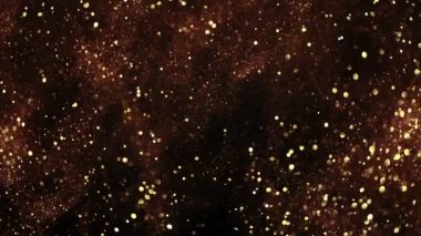 Altın Parıldayan Arkaplan Süper Yavaş Çekimde, 300 fite. 4K Çözünürlükte Yüksek Hız Sinema Kamerası ile Çekildi.