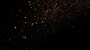 Altın parıltılı arka plan süper yavaş çekim yüksek hızlı sinema kamerasıyla 1000Fps 4K 'de çekilmiştir.