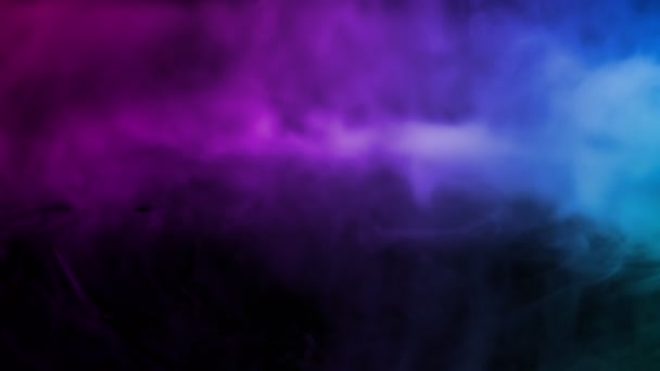Modern Neon Smoke Abstract Background 1000Fps 슬로우 해상도로 시네마 카메라로 — 비디오