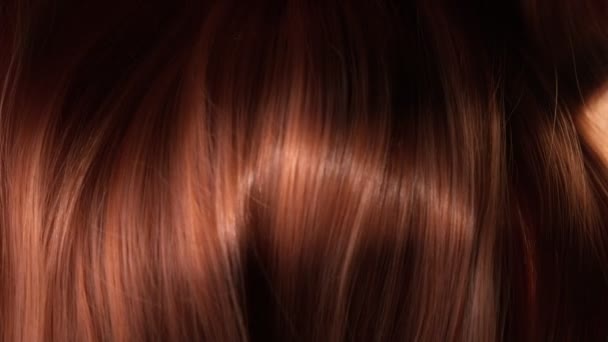 Super Ralenti Prise Vue Cheveux Bruns Ondulés 1000 Ips Filmé — Video