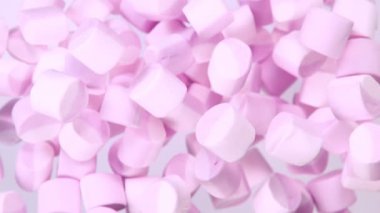 Marshmallow 'un 1000 fp' lik Süper Yavaş Çekimi. 4K 'de Yüksek Hız Sinema Kamerası ile çekildi..