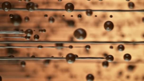 Super Slow Motion Shot Dripping Melted Chocolate 1000 Fps Англійською — стокове відео