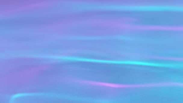 Super Slow Motion Abstrakt Skott Virvlande Neon Water Surface 1000Fps — Stockvideo