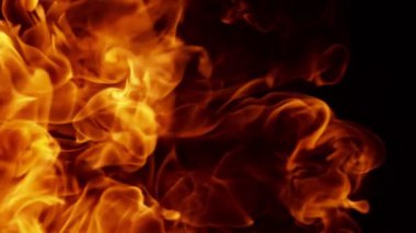 Süper Yavaş Hareket Detaylı Ateş Atışı, 1000fps 'de. Yüksek Hız Sinema Kamerası ile çekilmiştir.