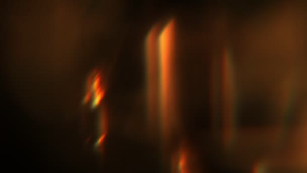 加热光谱波克光以1000Fps的速度运动的超级慢镜头 玻璃晶体的漏出反射 用4K分辨率的高速电影摄影机拍摄 — 图库视频影像