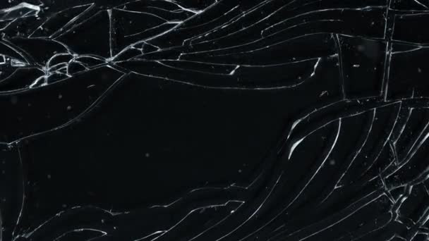 Super Slow Motion Shot Real Glass Break 1000 Fps Aislado — Vídeo de stock
