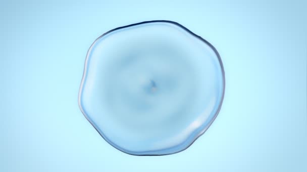 Super Slow Motion Macro Rippling Real Water Blob 1000Fps Sebességgel — Stock videók