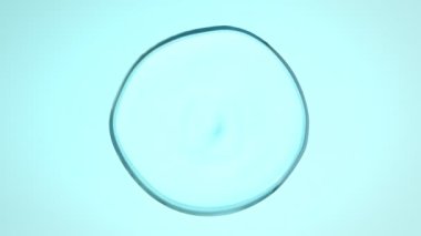 Süper Yavaş Film Macro Şat Dalgalanan Gerçek Su Damlacıkları 'nın 300 metre yükseklikte. 4K 'da yüksek hızlı sinema kamerası ile çekildi...