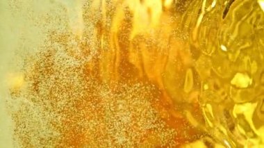Super Slow Motion Shot of Waving Beer Background at 1000fps. Filmed With High Speed Cinema Camera, 4k.