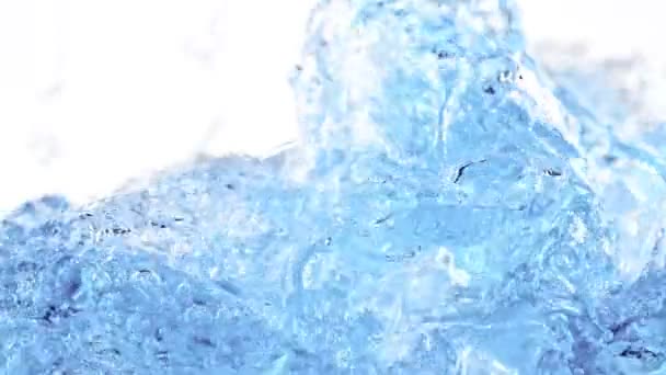 Super Slow Motion Shot Splashing Bubbling Water 1000 Fps Inglês — Vídeo de Stock