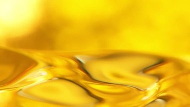 Hareket Eden Yağ Dalgaları 'nın Süper Yavaş Çekimi, Altın Arka plan' da, 650 metre yükseklikte. Yüksek Hız Sinema Kamerası ile 4K çözünürlükte çekilmiştir.