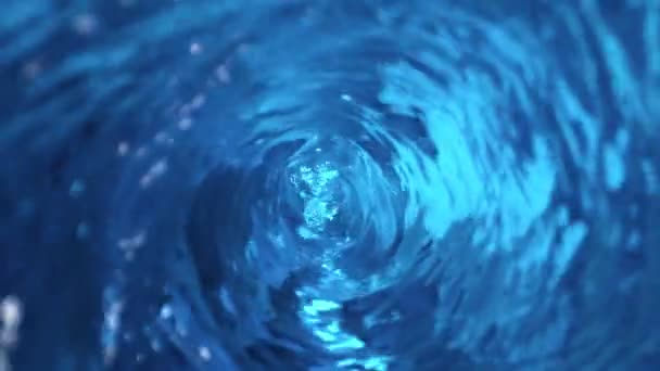Super Slow Motion Shot Water Whirl 1000 Fps Super Slow — Stockvideo
