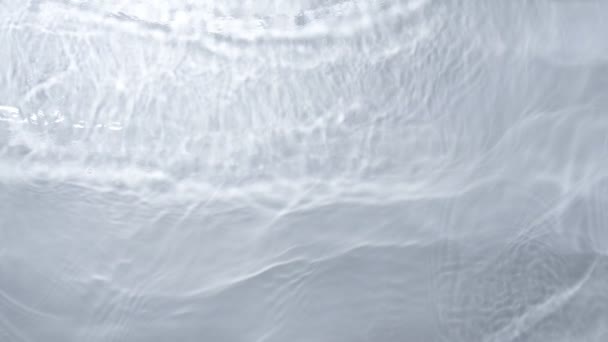 Super Slow Motion Abstract Shot Rippling Clear Water Surface 1000Fps — Video