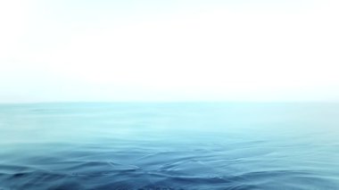 Super Slow Motion Abstract Shot of Waving Blue Clear Water Surface at 1000fps. Filmed on high speed cinema camera in 4k..