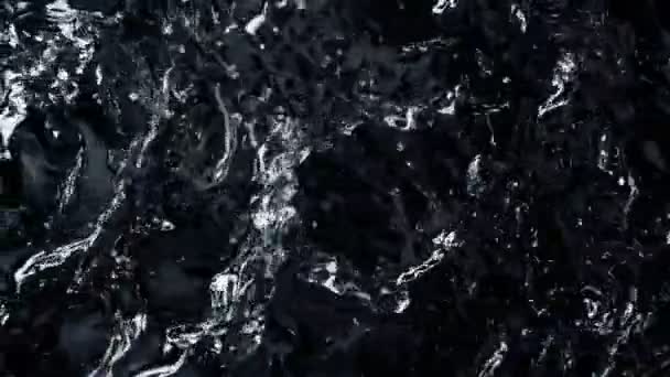 Super Slow Motion Shot Waving Dark Blue Water Surface 1000 — Stock videók